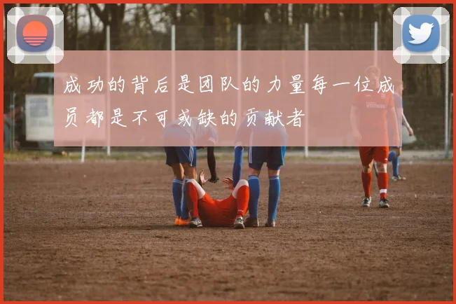 成功的背后是团队的力量每一位成员都是不可或缺的贡献者